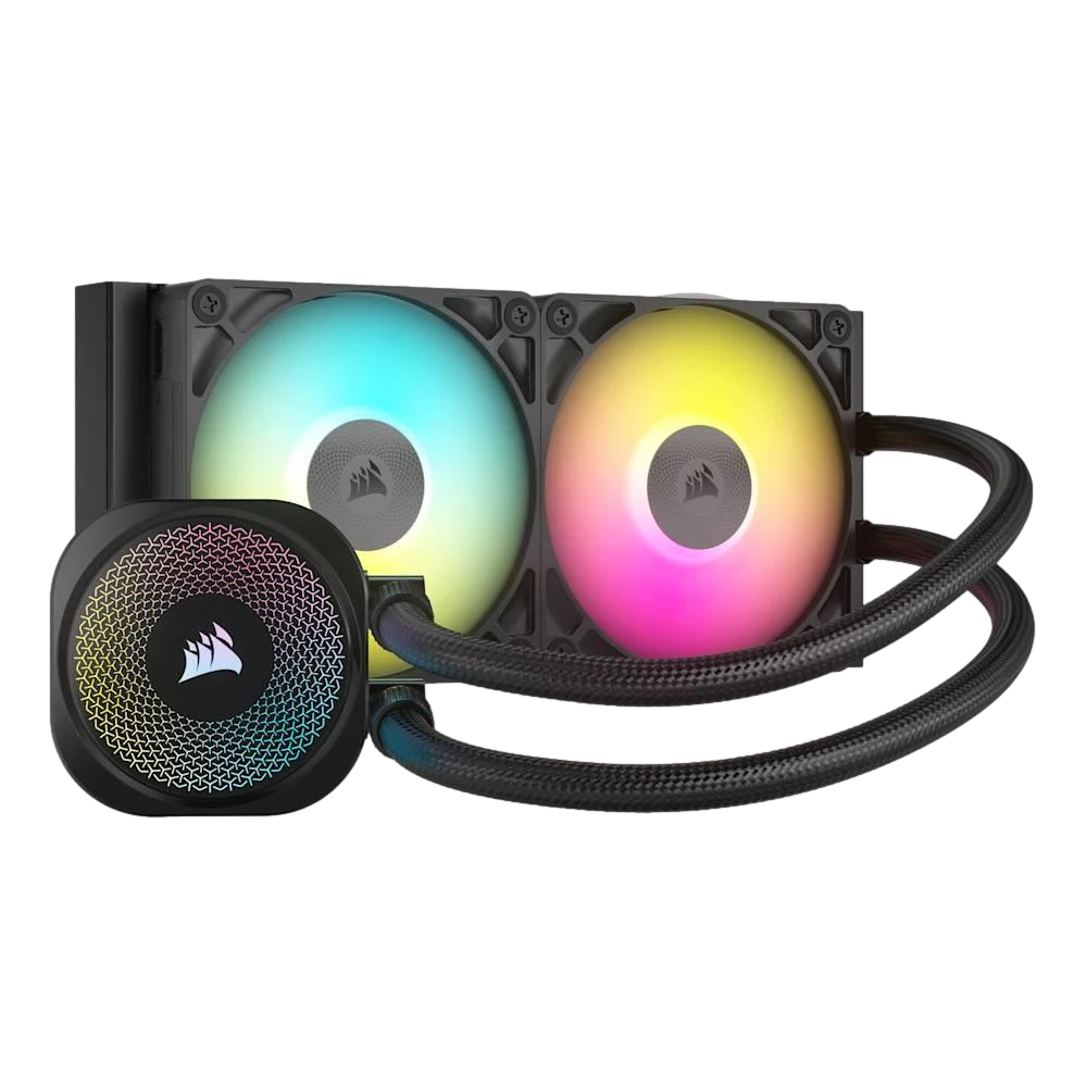 CORSAIR iCUE LINK TITAN 240 RX RGB AIO 240mm Siyah İşlemci Sıvı Soğutucu görsel 1