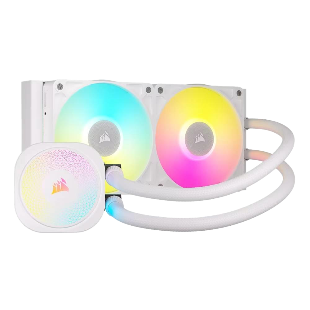 CORSAIR iCUE LINK TITAN 240 RX RGB AIO 240mm Beyaz İşlemci Sıvı Soğutucu görsel 1