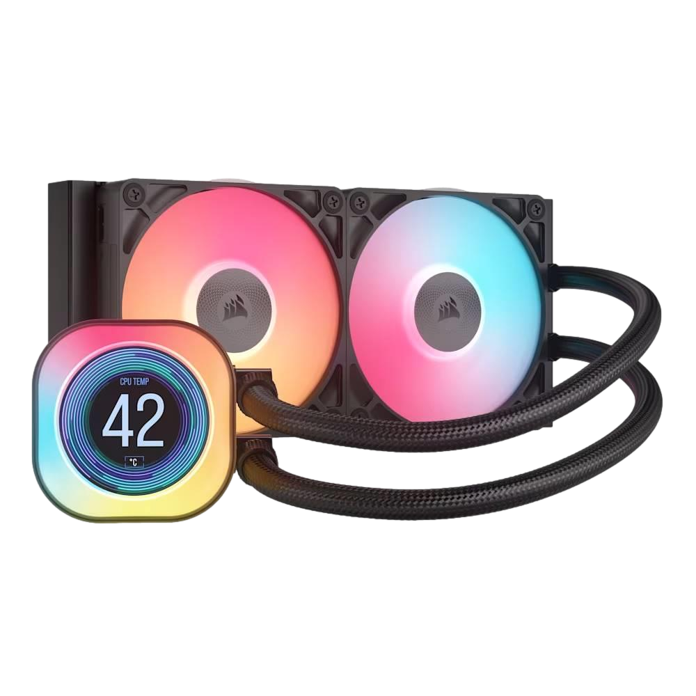 CORSAIR iCUE LINK TITAN 240 RX LCD 240mm Siyah İşlemci Sıvı Soğutucu