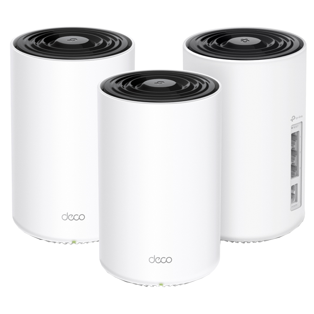 TP-LINK DECO PX10 AX1500 AV1000 WIFI6 Ev Powerline Mesh Sistem 3lü