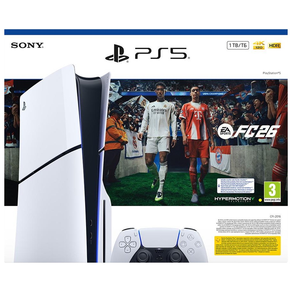 Sony PlayStation 5 Slim FC26 Bundle Oyun Konsolu Resmi Distribütör Garantili