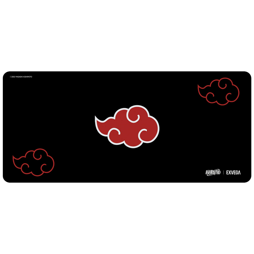 EXVEGA Naruto Akatsuki Edition Kırmızı XXL Mousepad 90×40