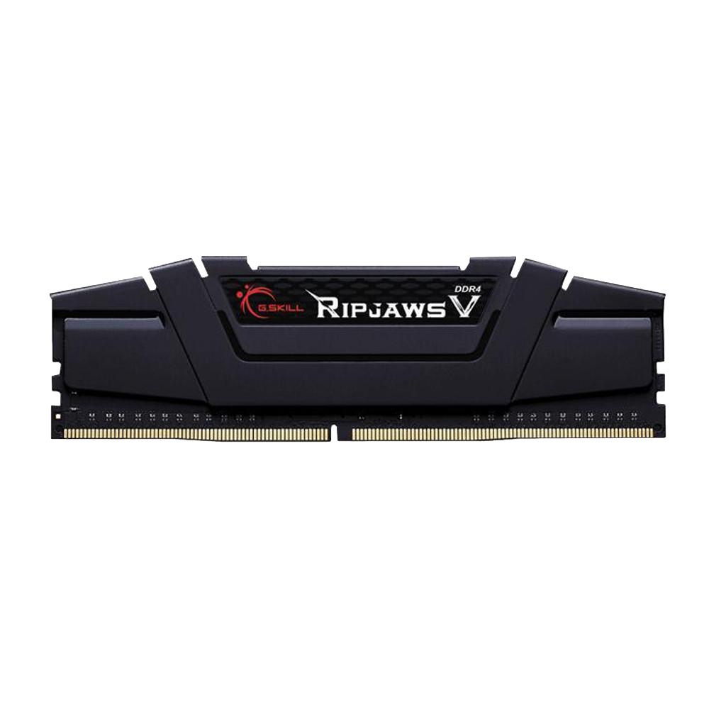 GSKILL 16GB Ripjaws V Siyah 3200Mhz CL16 DDR4 Single Kit Ram görsel 1