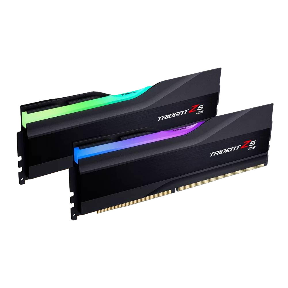 GSKILL 32GB (2x16GB) Trident Z5 RGB 6800MHz CL34 DDR5 1.4V Siyah Dual Kit Ram görsel 1