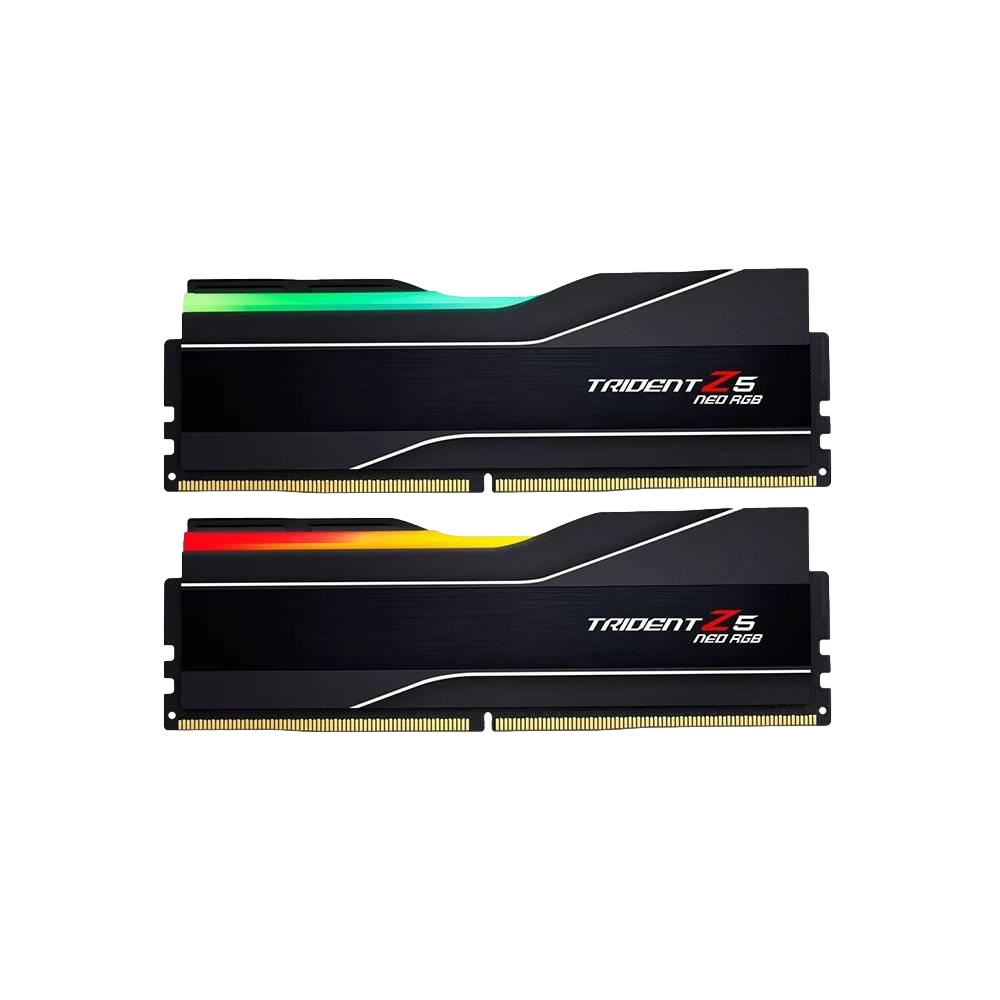 GSKILL 32GB (2X16GB) Trident Z5 Neo Siyah DDR5 7200Mhz CL34 AMD EXPO Dual Kit Ram görsel 1