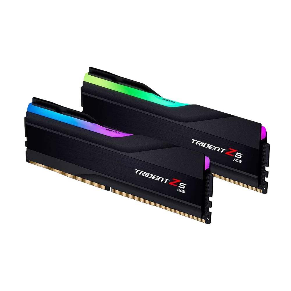 GSKILL 32GB (2x16GB) Trident Z5 RGB 7200MHz CL34 DDR5 1.4V Siyah Dual Kit Ram görsel 1