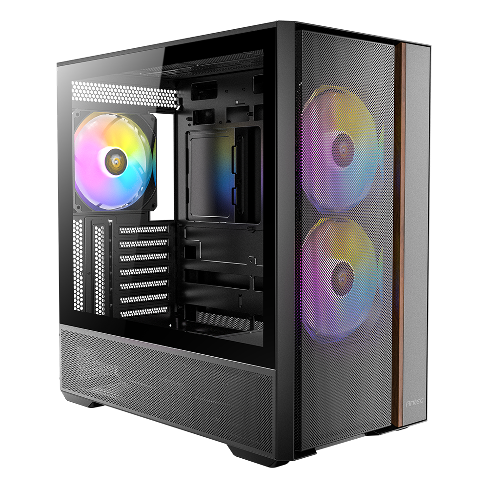 ANTEC FLUX REAR Tempered Glass Siyah ATX Mid Tower Bilgisayar Kasası görsel 1