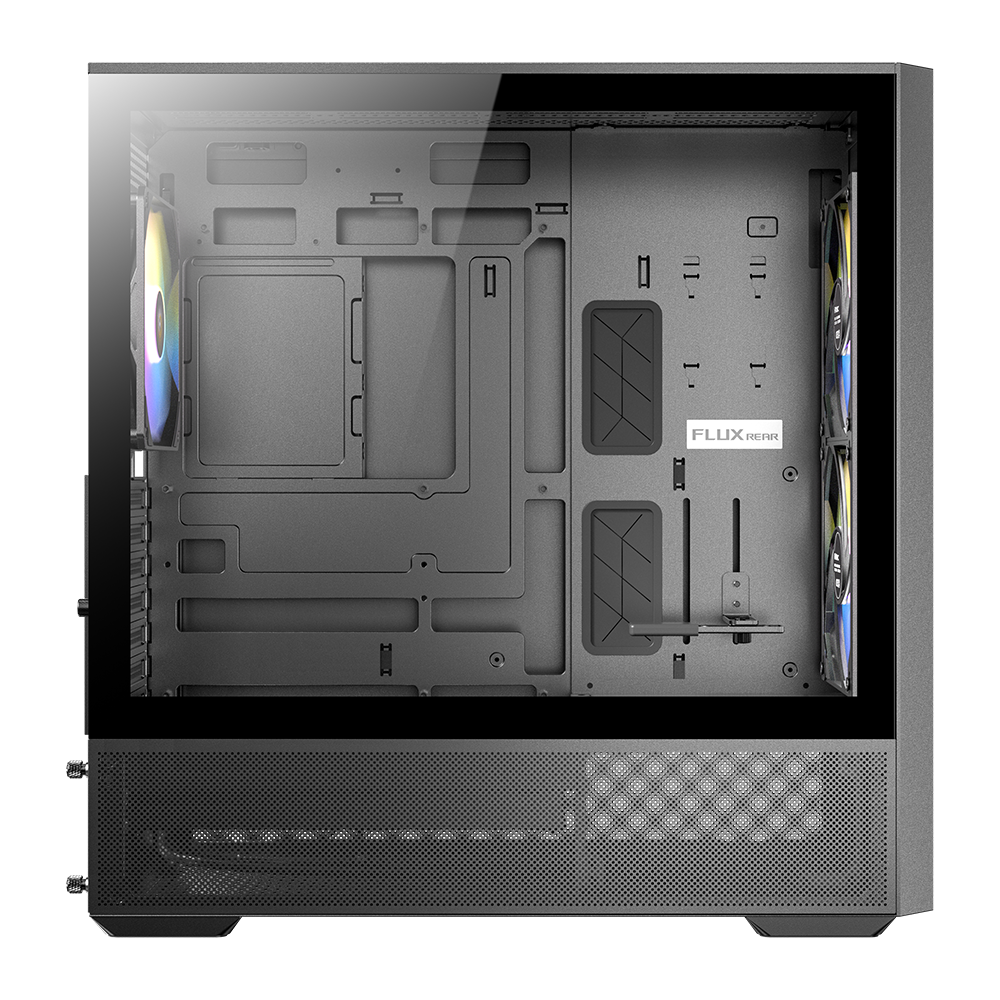 ANTEC FLUX REAR Tempered Glass Siyah ATX Mid Tower Bilgisayar Kasası