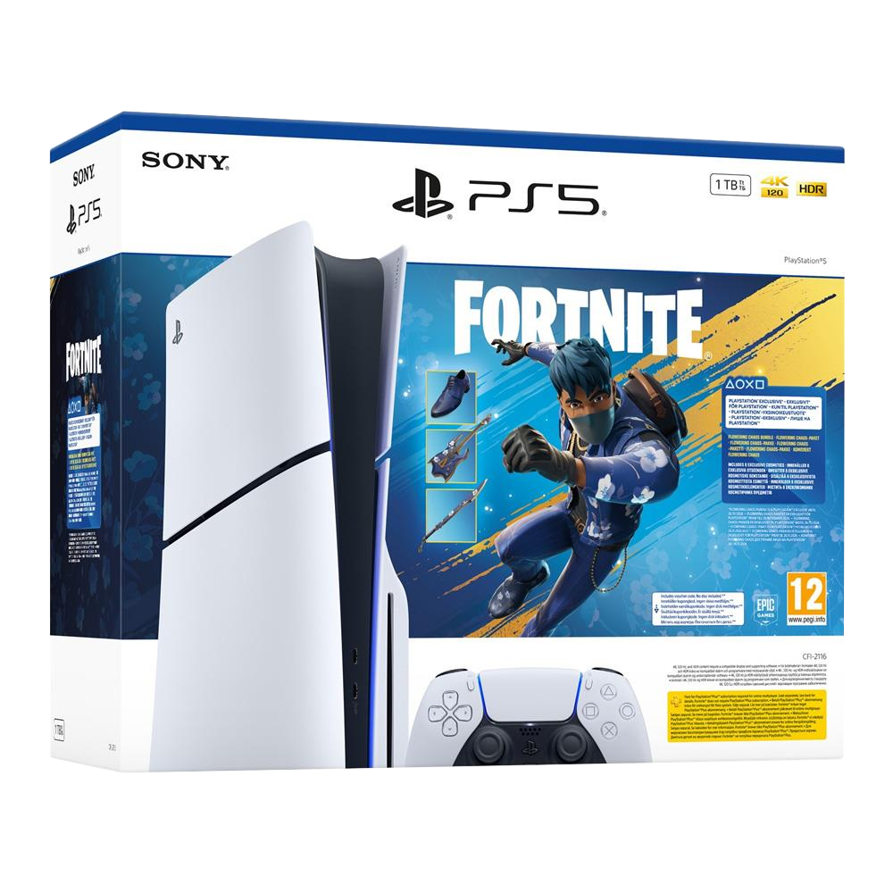 Sony PlayStation 5 Slim Fortnite V2 Bundle Oyun Konsolu Resmi Distribütör Garantili