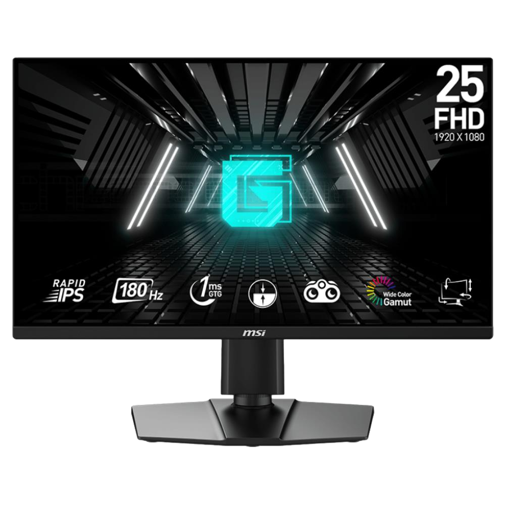 MSI G255PF E2 25" 180Hz 1ms HDMI DP Adaptive-Sync FHD Rapid IPS Gaming Monitör