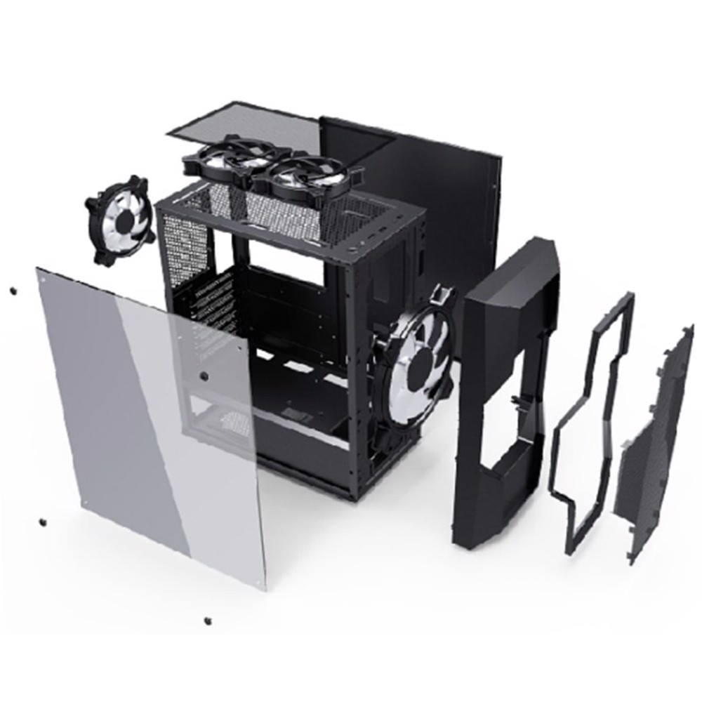 GameBooster GB-G2057B ARGB Mesh Panel USB 3.0 Mid Tower Kasa