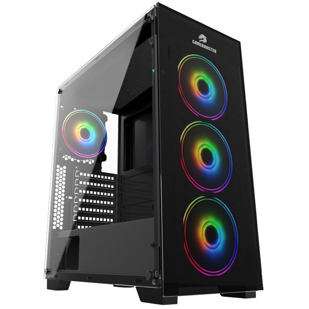GameBooster GB-PE05B RGB TG 600W 80+ USB 3.0 Mid Tower Kasa görsel 1