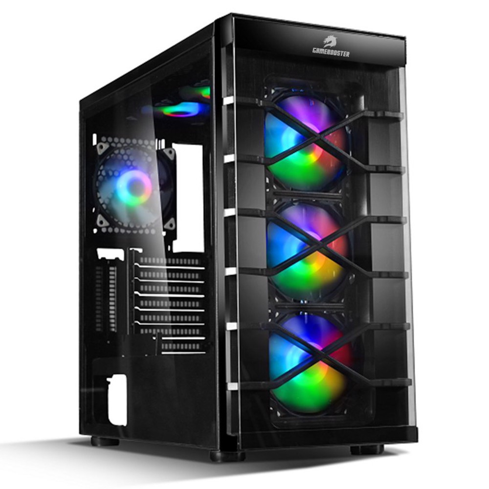 GameBooster GB-PR020BB RGB TG USB 3.0 Mid Tower Kasa görsel 1