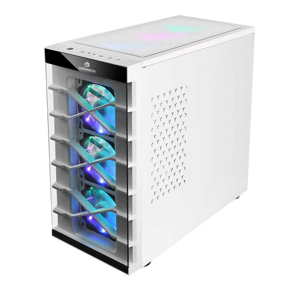 GameBooster GB-PR021BW RGB TG Beyaz USB 3.0 Mid Tower Kasa