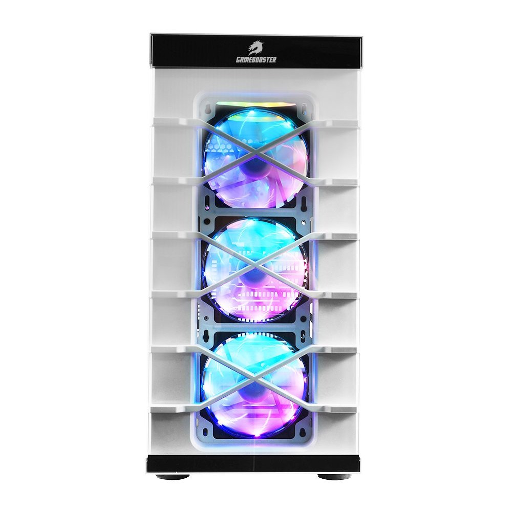 GameBooster GB-PR021BW RGB TG Beyaz USB 3.0 Mid Tower Kasa