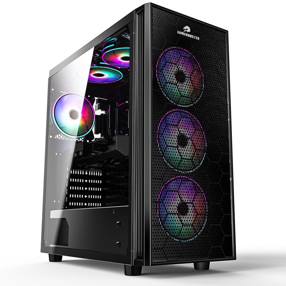 GameBooster GB-X51 RGB Mesh Panel USB 3.0 Mid Tower Kasa görsel 1