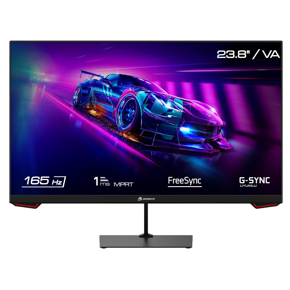 GameBooster GB-2416FF 23.8" 165Hz 1ms HDMI DP FreeSync G-Sync FHD VA Gaming Monitör