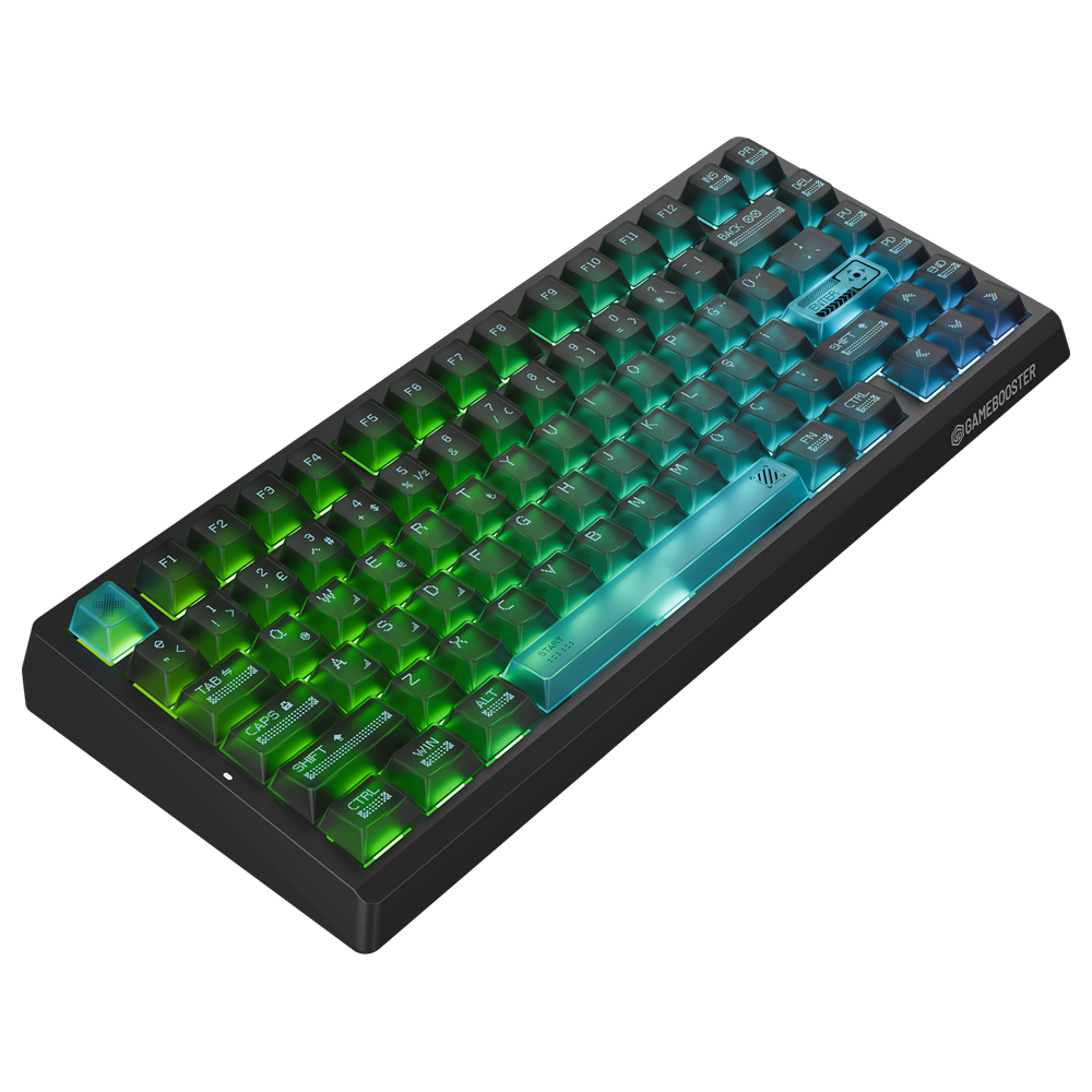 GameBooster Kinet HE 8K Manyetik Switch Hot Swap TKL RGB Siyah Kablolu Gaming Klavye