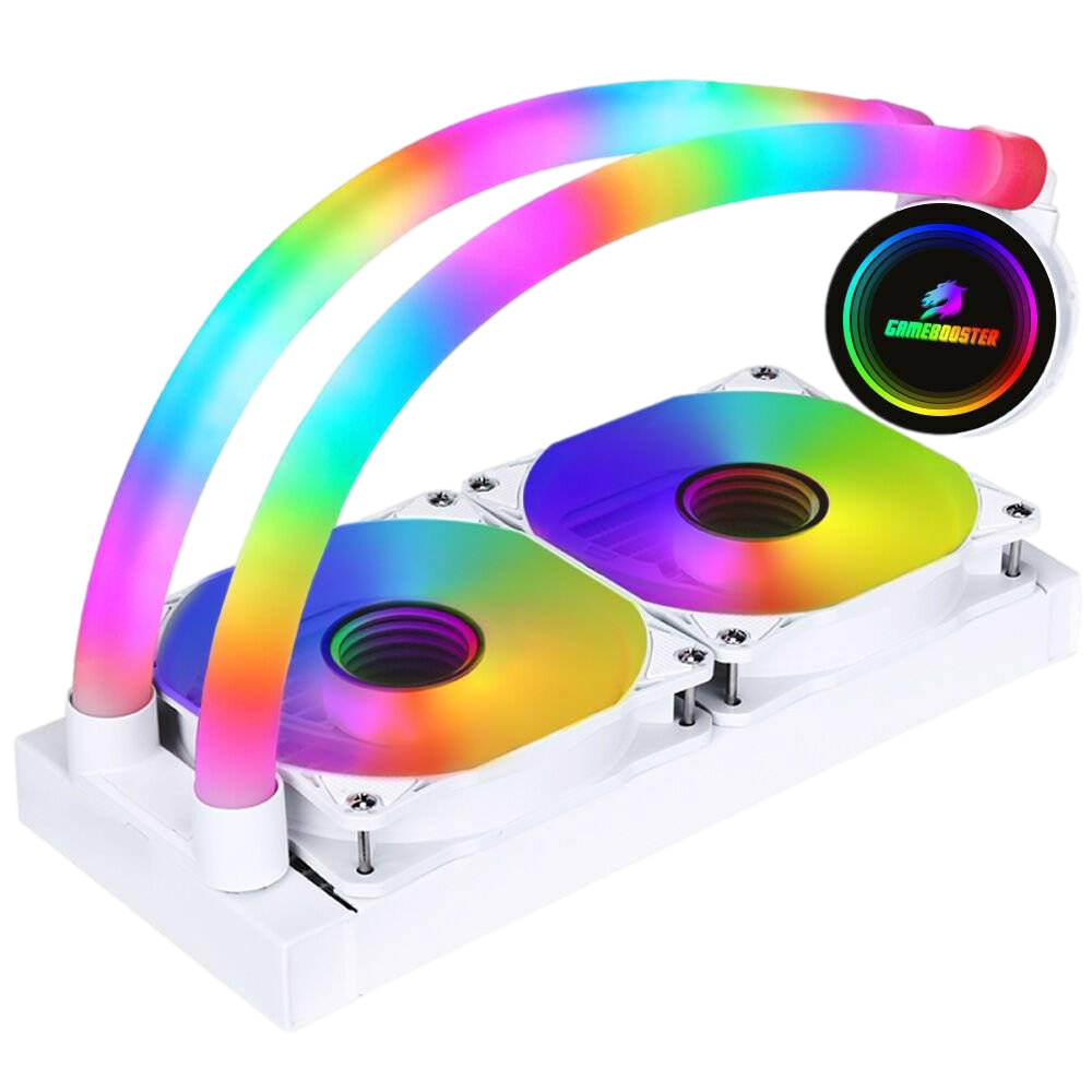 GameBooster INFINITY 240 White Edition ARGB 240mm İşlemci Sıvı Soğutucu görsel 1