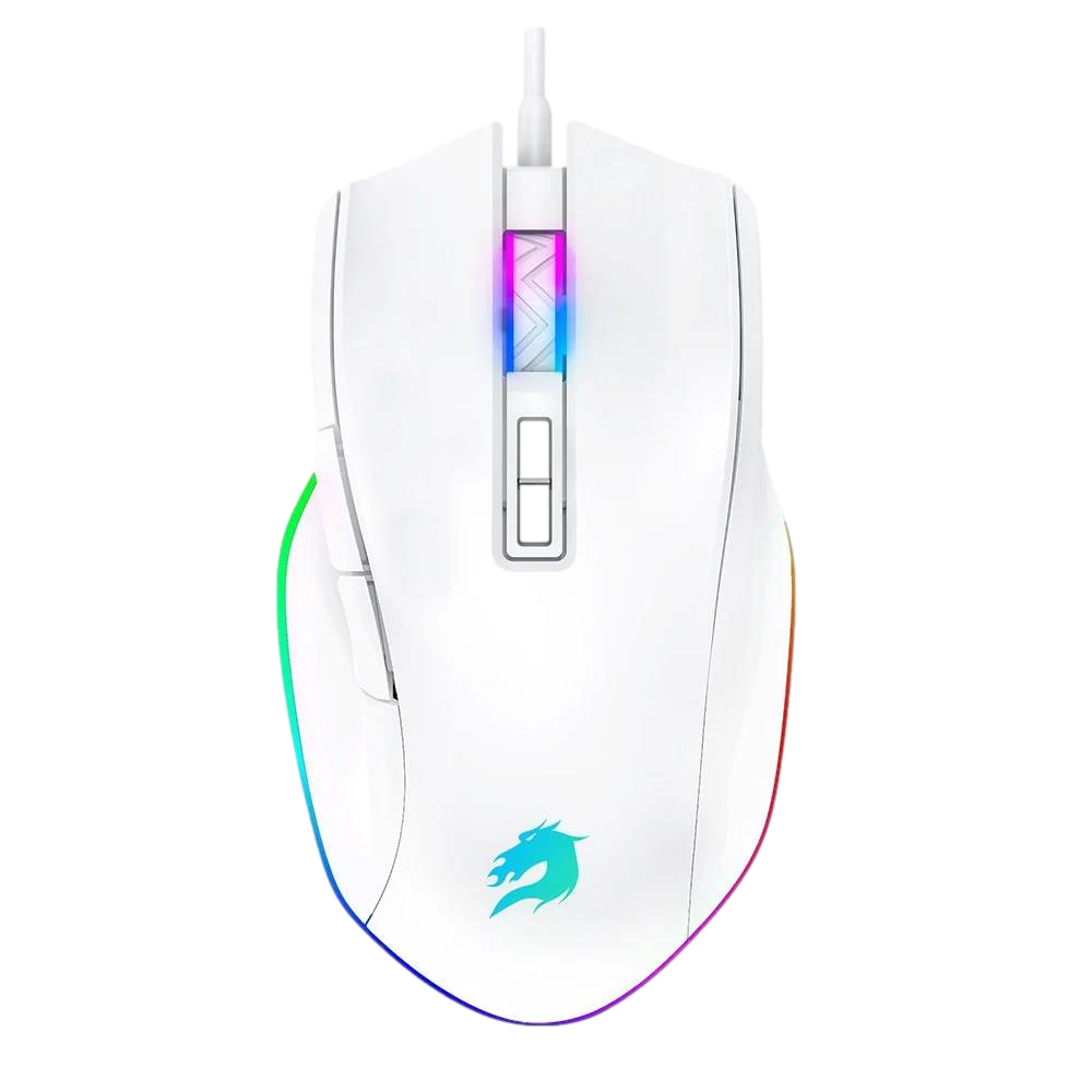 GameBooster M16 Myth RGB 12.800 DPI Beyaz Kablolu Gaming Mouse