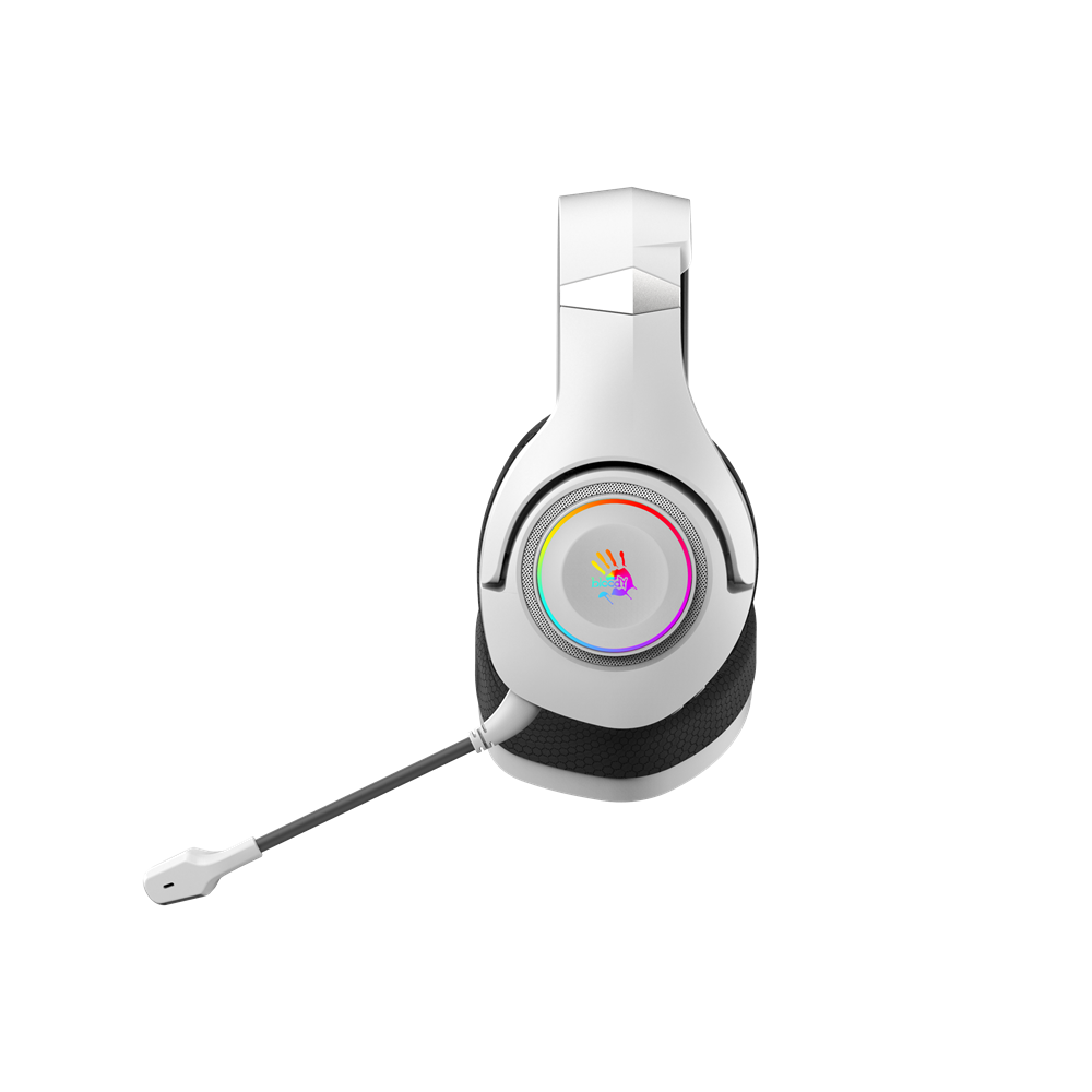 A4Tech Bloody GR270 Kablosuz RGB 7.1 Surround Beyaz Gaming Kulaklık