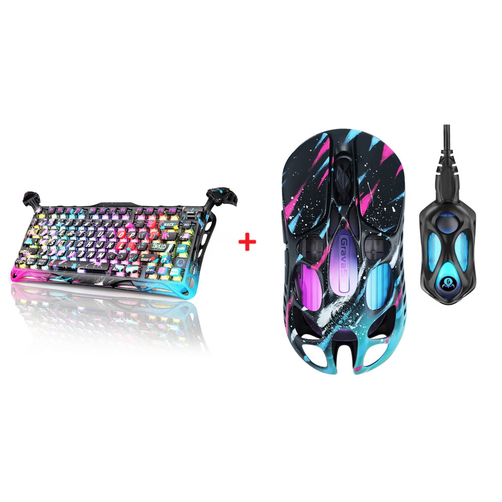 GravaStar Mercury V75 Pro Klavye + GravaStar Mercury XPro Mouse Bundle Paket
