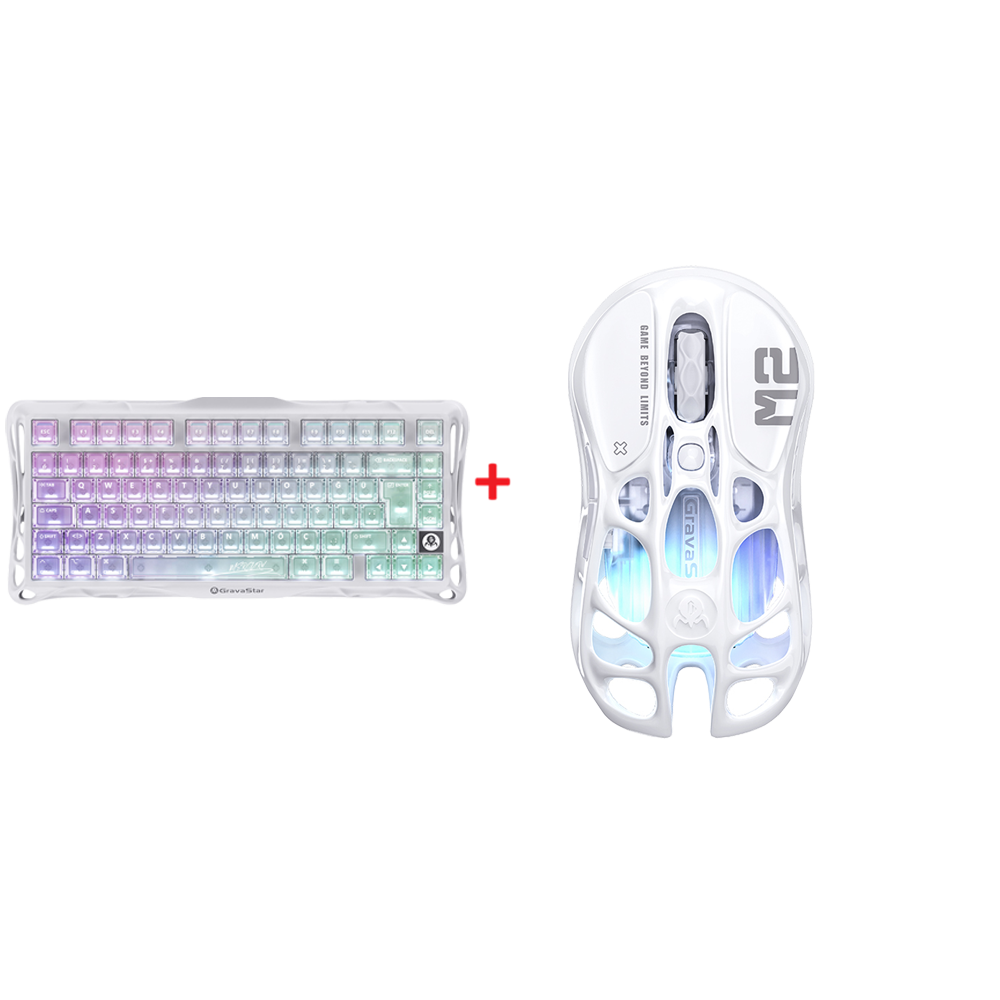 GravaStar Mercury K1 Klavye + GravaStar Mercury M2 Mouse Bundle Paket