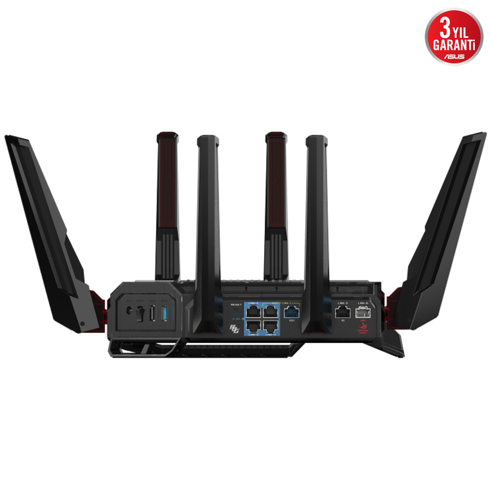 ASUS ROG Rapture GT-BN98 BE25000 WIFI8 Quad-Band Gaming Router