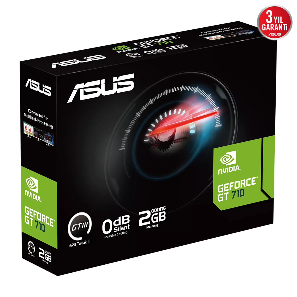 ASUS GeForce GT710 2GB GDDR5 Evo 64 Bit Ekran Kartı