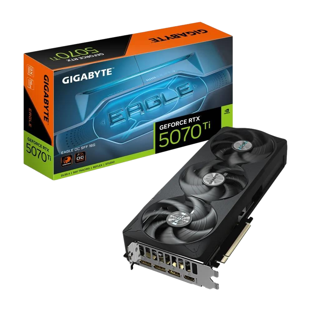 GIGABYTE GeForce RTX 5070 Ti EAGLE OC SFF 16G GDDR7 DLSS 4 256 Bit Ekran Kartı