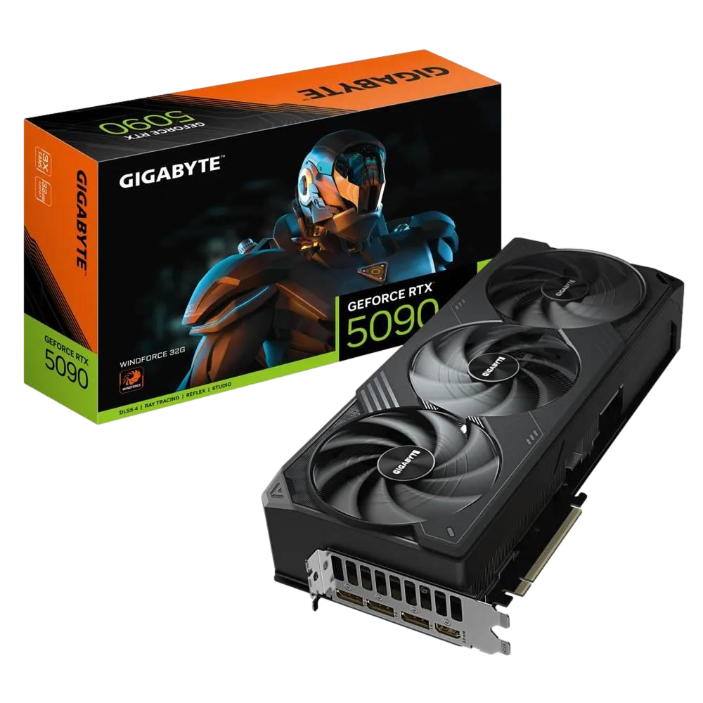 GIGABYTE GeForce RTX 5090 WINDFORCE 32G GDDR7 DLSS 4 512 Bit Ekran Kartı görsel 1
