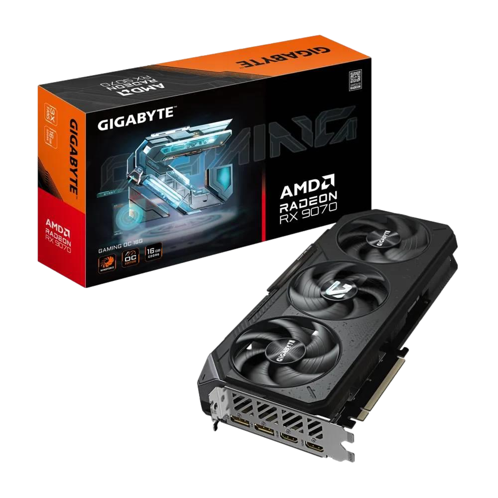 GIGABYTE Radeon RX 9070 GAMING OC 16GB GDDR6 256 Bit RGB LED Ekran Kartı