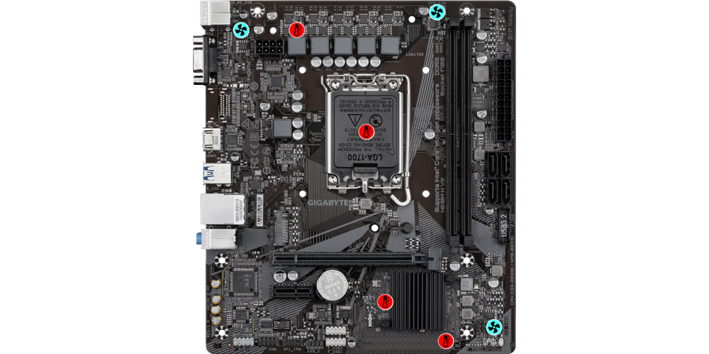 GIGABYTE H610M H V2 Anakart