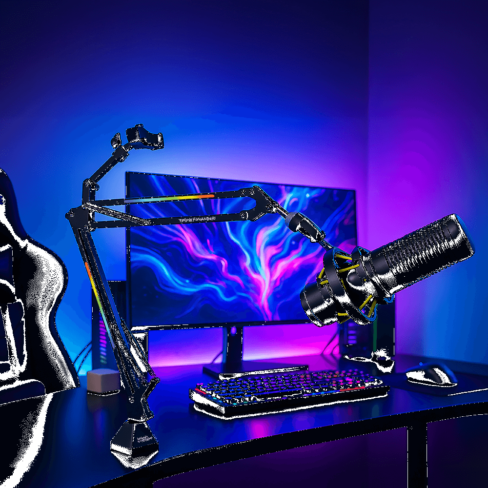 Thonet & Vander VX100 RGB Masa Tipi Mikrofon Standı 