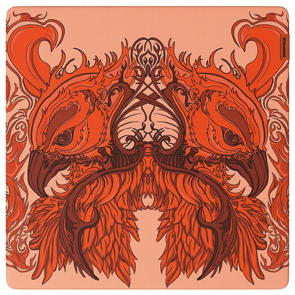 Rampage HYDRA Phoneix Taiwan Natural Rubber XL Gaming Mouse Pad