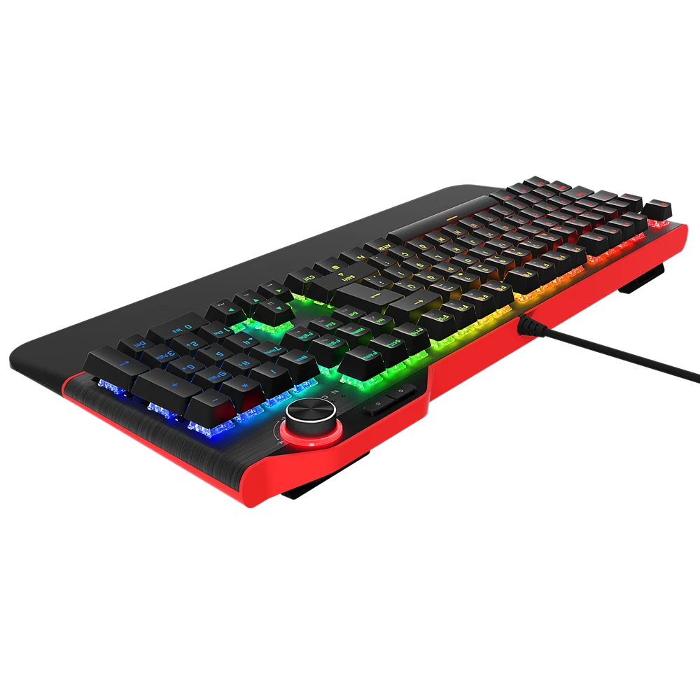Rampage HYDRA R6 Red Switch RGB Kablolu Siyah Mekanik Gaming Klavye