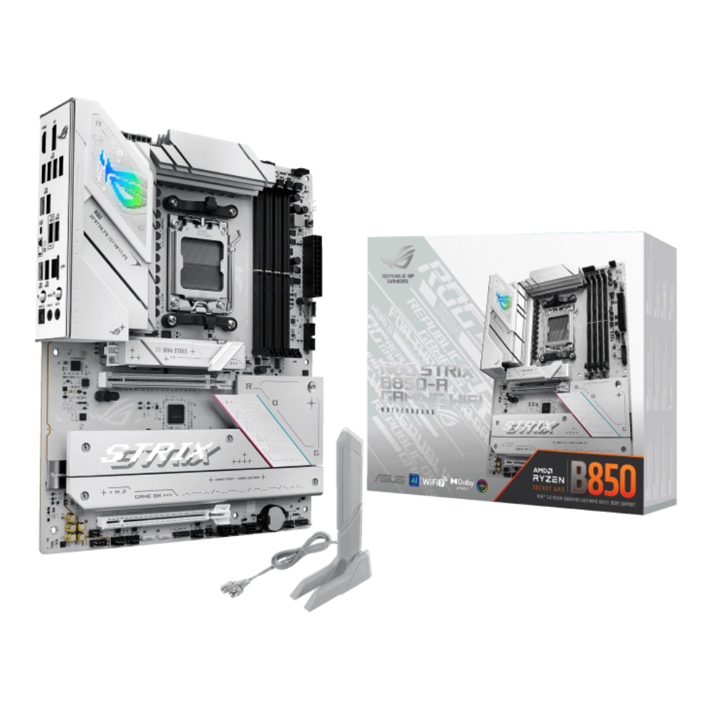 ASUS ROG STRIX B850-A GAMING WIFI 8000MHz OC DDR5 Soket AM5 M.2 HDMI DP ATX Anakart