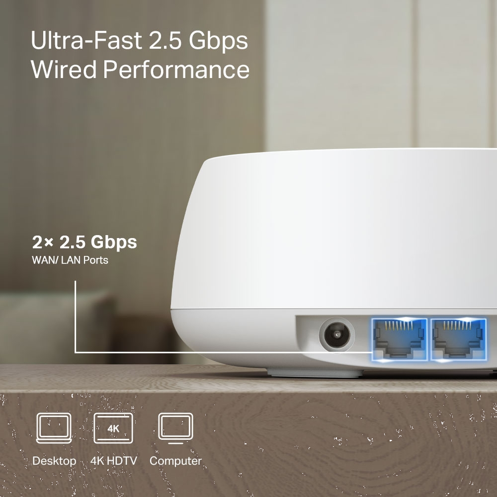 TP-LINK DECO BE25 BE3600 Mesh WiFi 7 Sistemi 3lü