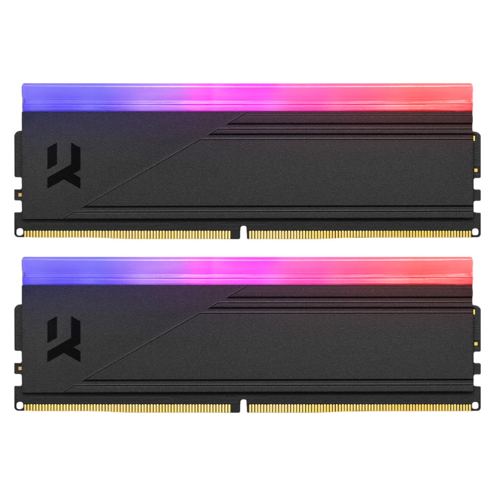 GOODRAM 64GB (2x32GB) IRDM RGB 5600MHz CL30 DDR5 Siyah Dual Kit Ram görsel 1