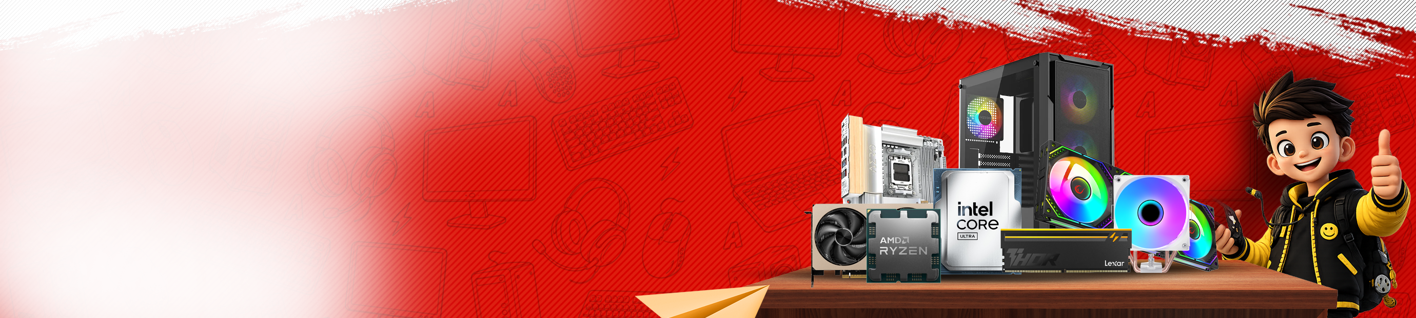 Bilgisayar Parçaları Banner