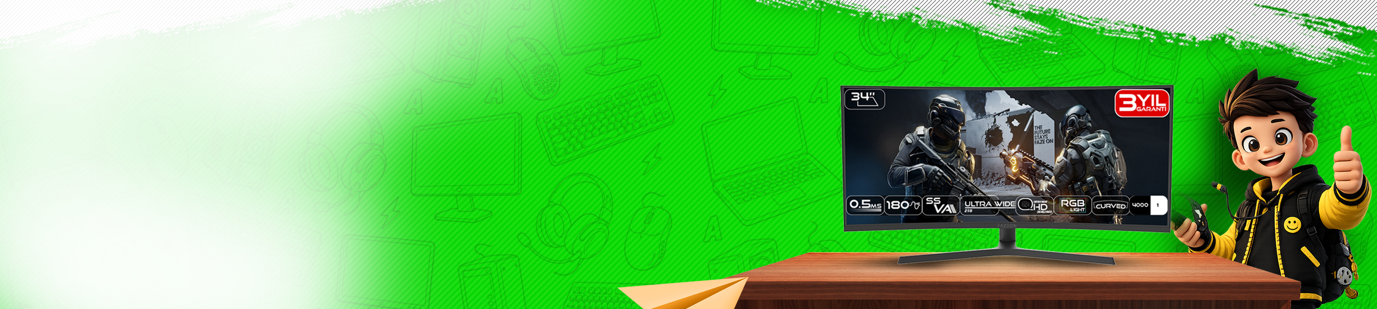 Monitörler Banner