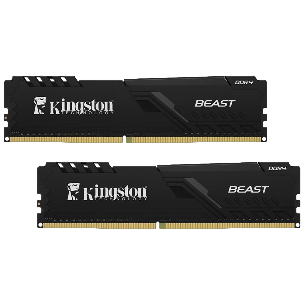 Kingston 64GB(2x32GB) Beast Black 3200mhz CL16 DDR4 Dual Kit Ram görsel 1