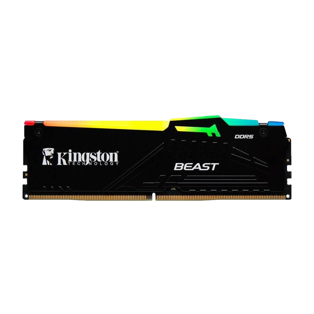 Kingston 16GB Beast RGB EXPO 6400MHz CL32 DDR5 Single Kit Ram görsel 1