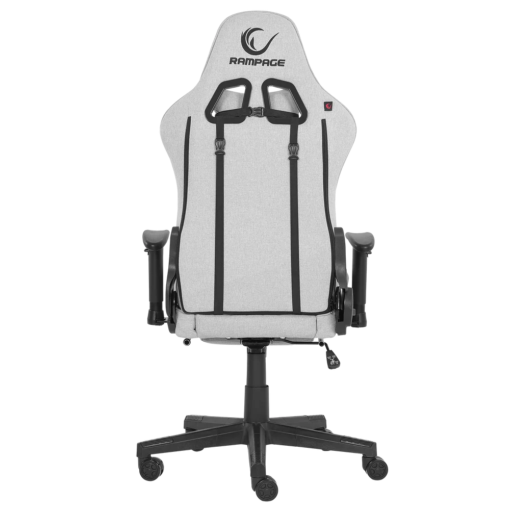 Rampage KL-R27 Elemental Ayak Dayamalı Gri/Karbon Oyuncu Koltuğu