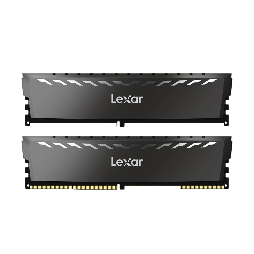 Lexar 32GB (2x16GB) Thor 3200MHz CL16 DDR4 Siyah Dual Kit Ram görsel 1
