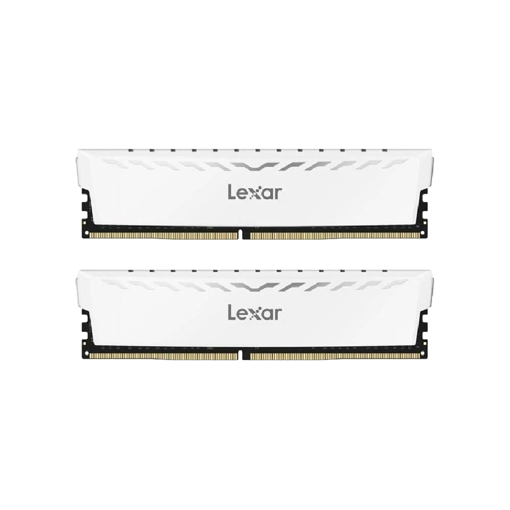 Lexar 32GB (2x16GB) Thor White 3600MHz CL18 DDR4 Beyaz Dual Kit Ram görsel 1