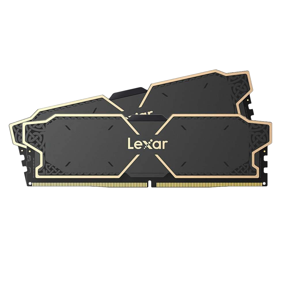 Lexar 32GB (2x16GB) Thor OC 6000MHz CL38 XMP/EXPO DDR5 Siyah Dual Kit Ram