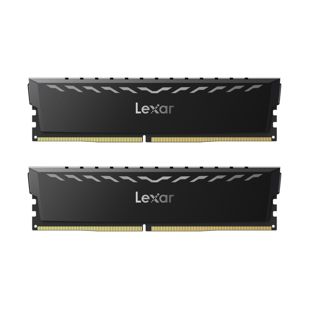 Lexar 16GB (2x8GB) Thor 3600MHz CL18 DDR4 Siyah Dual Kit Ram görsel 1