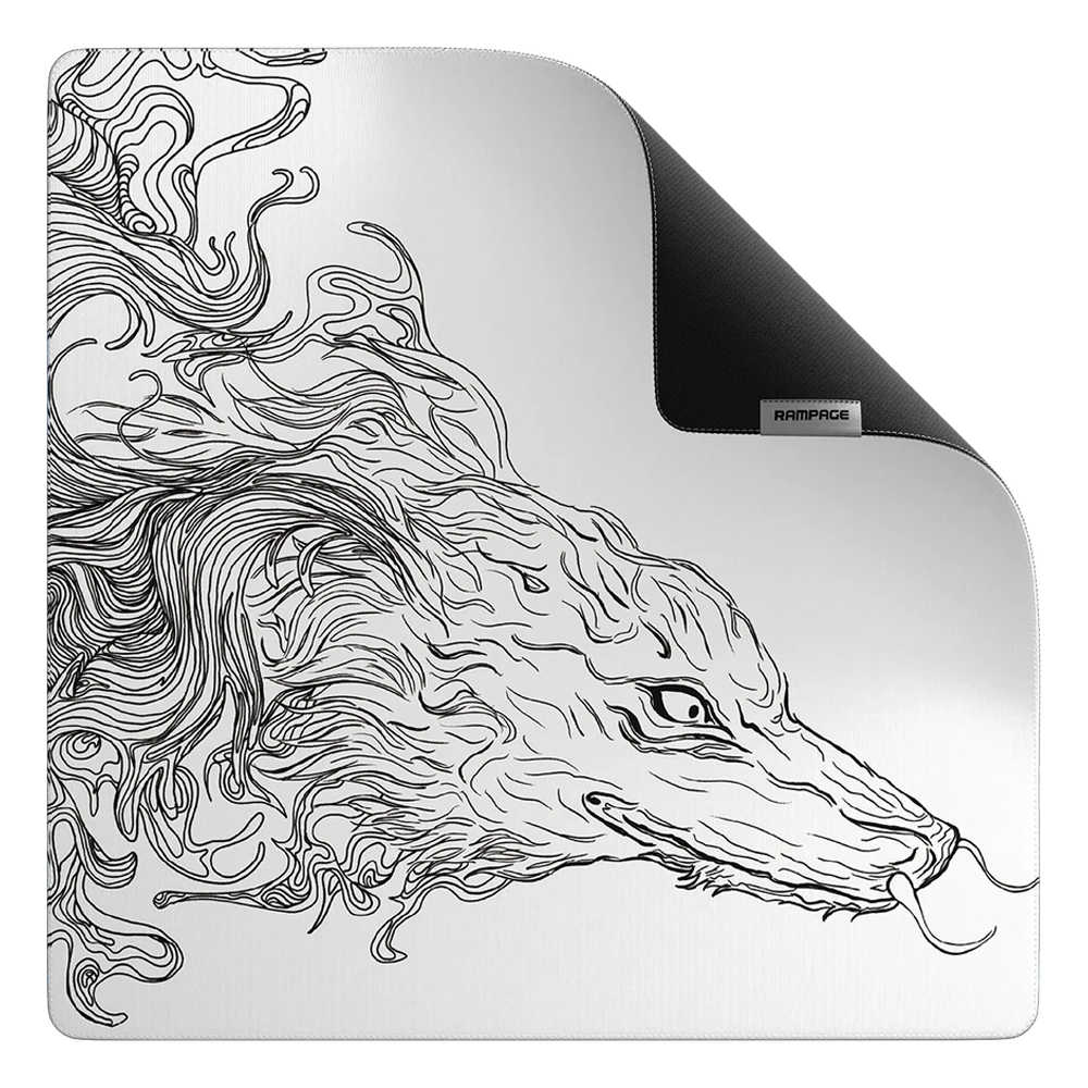 Rampage LYNX Ghost Taiwan Natural Rubber XL Gaming Mouse Pad