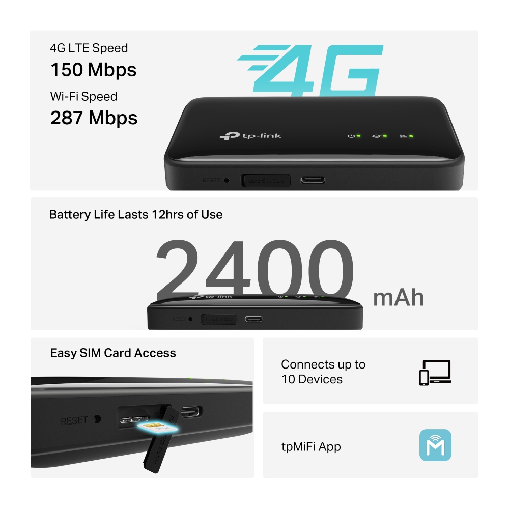 TP-LINK M7005 4G LTE Mobile Wi-Fi